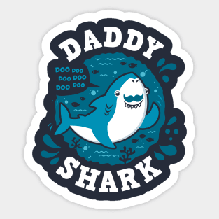 Daddy Shark Sticker